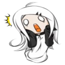 😱 emoji Girls cute Telegram sticker 17 of 120