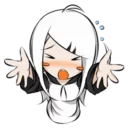 😩 emoji Girls cute Telegram sticker 19 of 120