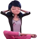 😌 emoji Miraculous Ladybug Telegram sticker 22 of 32