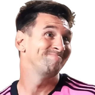 🙂 emoji Lionel Messi Telegram sticker 14 of 103