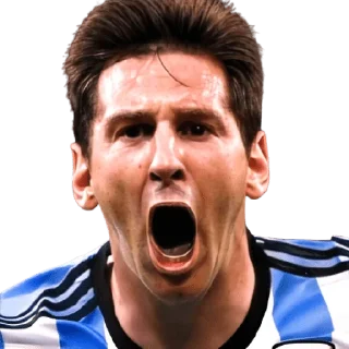 😲 emoji Lionel Messi Telegram sticker 22 of 103