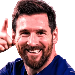 😄 emoji Lionel Messi Telegram sticker 9 of 103