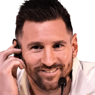 ☺️ emoji Lionel Messi Telegram sticker 15 of 103