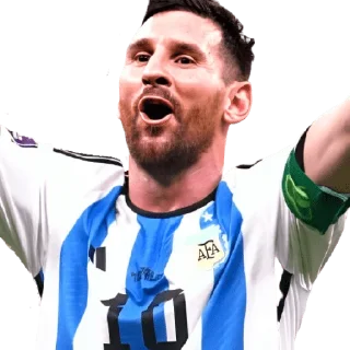 😃 emoji Lionel Messi Telegram sticker 21 of 103