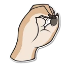 👽 emoji ASL Paws Telegram sticker 15 of 26
