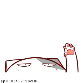 👋 emoji @CIRCLEOFVIRTUALID KUCING GILA Telegram sticker 9 of 62