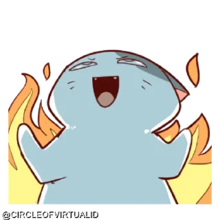 😤 emoji @CIRCLEOFVIRTUALID KUCING GILA Telegram sticker 23 of 62