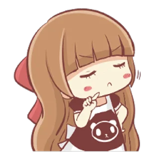 ☝️ emoji ℒ𝓊፝֟፝֟𝓃𝒶 ᝰ.ᐟ 🩵 @nandinhaaa7 Telegram sticker 11 of 50