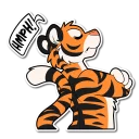 😑 emoji Tiger Telegram sticker 20 of 120
