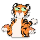 🙄 emoji Tiger Telegram sticker 19 of 120