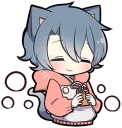 😊 emoji Ash Kitten Telegram sticker 20 of 120