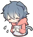 😞 emoji Ash Kitten Telegram sticker 19 of 120