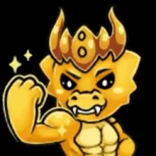 🌟 emoji Dynamons Goldonyx Stickers @Ly Telegram sticker 14 of 25