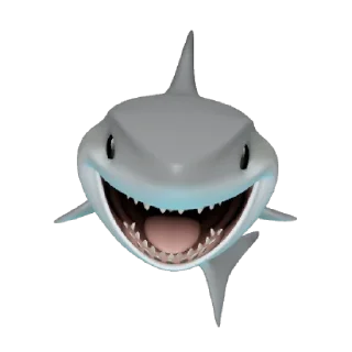 😄 emoji @Apple_Animojis Shark Telegram sticker 17 of 17