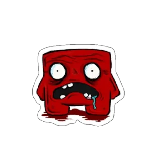 🥩 emoji Super Meat Boy Telegram sticker 10 of 113