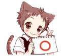 👌 emoji Naughty cat ear boy Telegram sticker 10 of 40