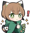 Sticker from Tortoiseshell Kitten (2)