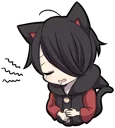 😖 emoji Black Kitten (2) Telegram sticker 21 of 120