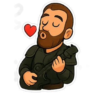 😘 emoji Ravensong by @ravensongtheband Telegram sticker 18 of 29