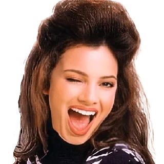 😄 emoji Fran Drescher Telegram sticker 1 of 28