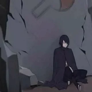 🖤 emoji Sasuke Telegram sticker 7 of 81