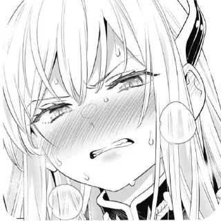 🥵 emoji Anime Telegram sticker 7 of 19