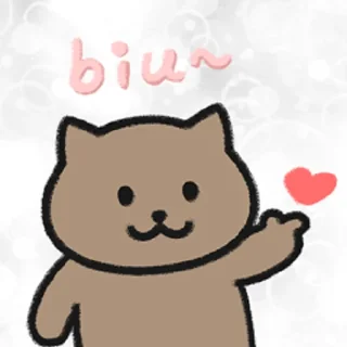 😘 emoji HIRO HIRO~ ฅ՞•ﻌ•՞ฅ Telegram sticker 21 of 54