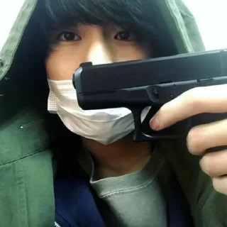 🔫 emoji Dori Sakurada @lemonadestickers Telegram sticker 12 of 25