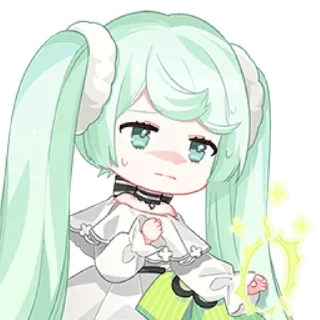 😘 emoji miku Telegram sticker 10 of 12