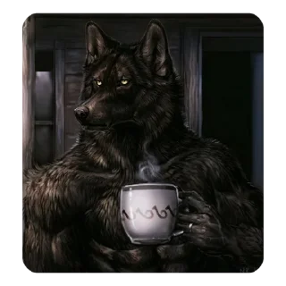 ☕️ emoji werewolf @dalelalm Telegram sticker 21 of 30