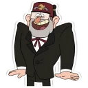 😄 emoji Gravity Falls Telegram sticker 12 of 52