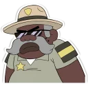 👮 emoji Gravity Falls Telegram sticker 14 of 52