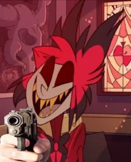 🔫 emoji Alastor’s gun Telegram sticker 19 of 23