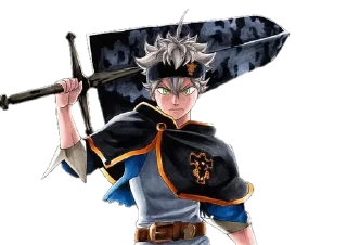 😐 emoji Asta -  @Blue_Rose_Sword Telegram sticker 6 of 31