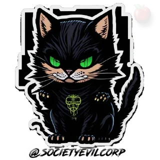 🍎 emoji SOCIETY EVIL CORP Telegram sticker 15 of 16