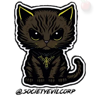 🍎 emoji SOCIETY EVIL CORP Telegram sticker 8 of 16