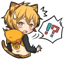 ⁉ emoji Tiger Kitten by SR Telegram sticker 17 of 120