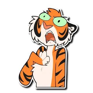 🤬 emoji Tiger 2 Telegram sticker 8 of 51