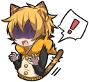 ❗ emoji Tiger Kitten by SR Telegram sticker 16 of 120