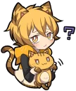 ❓ emoji Tiger Kitten by SR Telegram sticker 14 of 120