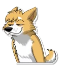 😏 emoji Duke Corgi Telegram sticker 18 of 69