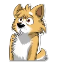 😚 emoji Duke Corgi Telegram sticker 17 of 69