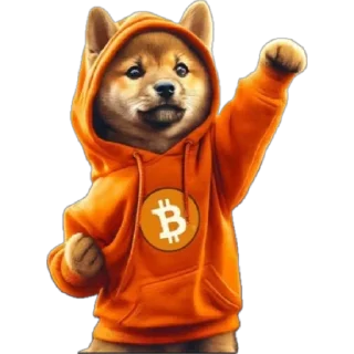 😀 emoji $DOG Telegram sticker 8 of 76