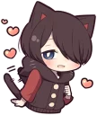 😃 emoji Black Kitten (4) Telegram sticker 14 of 84