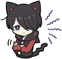 😠 emoji Black Kitten (3) Telegram sticker 10 of 120