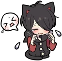 😭 emoji Black Kitten (3) Telegram sticker 6 of 120