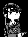 😶 emoji Komi-san Telegram sticker 19 of 120