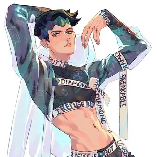 🖋 emoji Kishibe Rohan - @Nagitokomamaru Telegram sticker 13 of 84