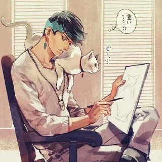 🖋 emoji Kishibe Rohan - @Nagitokomamaru Telegram sticker 14 of 84
