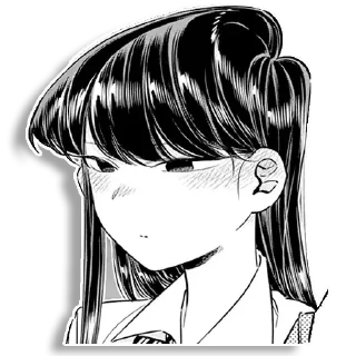 😶 emoji Komi-san Telegram sticker 23 of 30